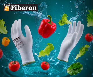 Перчатки Fiberon «МАЛЯР» получили экспертное заключение на контакт с пищевыми продуктами
